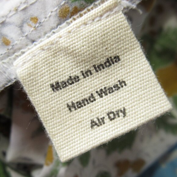 SZ Blockprint Jumpsuit Padra Print in Moss Floral Cotton One-Piece L - Picture 8 of 10